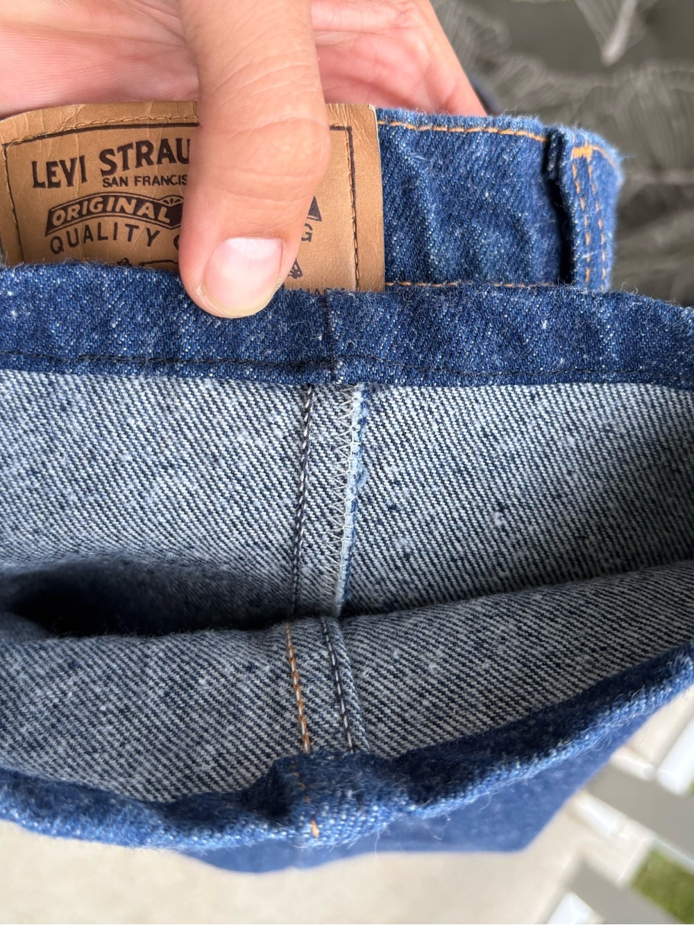 Vintage 80s Levis 517 Orange Tab Scovill USA Dark Wash Bootcut Jeans Mens 36x29 - Picture 7 of 9